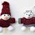 6" AUSTRIA Handmade Fabric Ornaments Couple Matching Sweaters 5 thumbnail