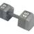 DUMBBELLS WEIGHTS CAST IRON OR RUBBER NEW 2 thumbnail