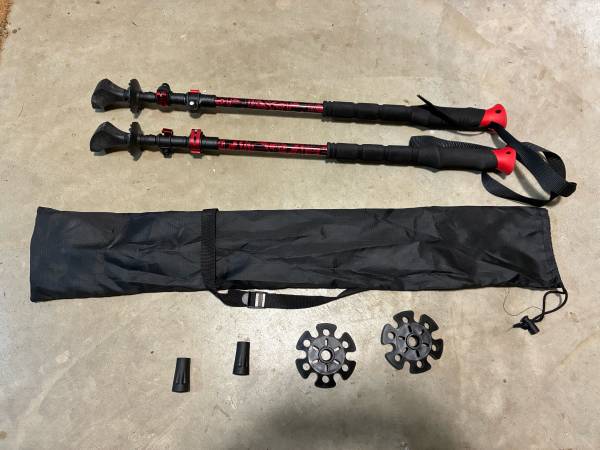Telescopic walking poles 1