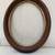 Antique Deep Well Oval Picture Frame 1 thumbnail