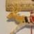 Vintage Motion Santa on Reindeer, Christmas Bell Pin Brooch 4 thumbnail