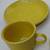 Fiesta ware Sunflower Yellow Tea Cups & Saucer Vintage. Good Condition 12 thumbnail