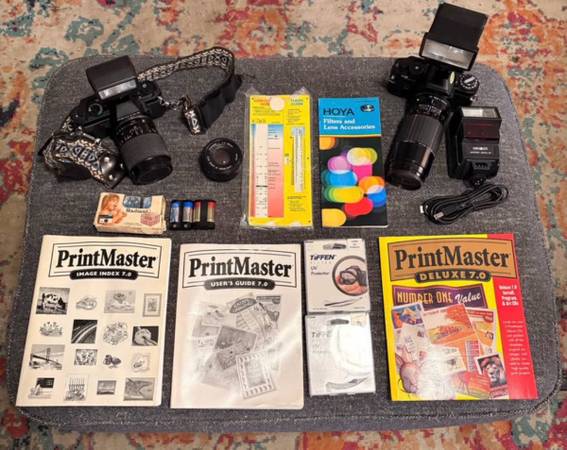 Pentax SLR Camera Bundle with Lenses and Accessories 1