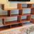 Wall Unit - Cherry Wood - 4 Individual L-Shaped Pieces 2 thumbnail