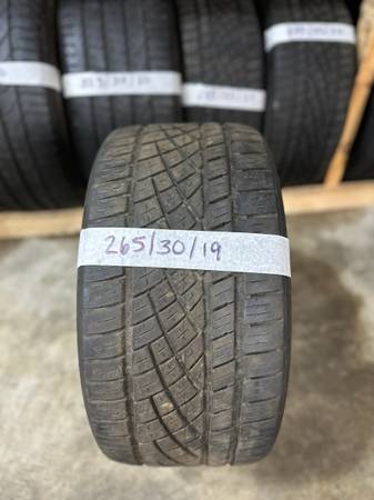 265/30/19 Continental ExtremeContact DWS06 - (1) single tire 1