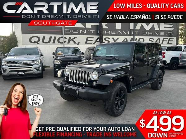 2016 JEEP WRANGLER UNLIMITED SAHARA UNLIMITED SAHARA SPORT UTILITY 4D 1