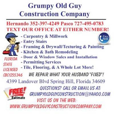 GRUMPYOLD GUY CONSTRUCTION & HANDYMAN SERVICES 1