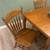 Solid oak table and 4 chairs 2 thumbnail