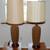 Two Matching American  Made Vintage Cork Lamps. 13 thumbnail