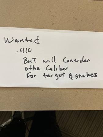 Wanted riflesss or hand gunsss 1
