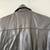 Women's Long Leather Jacket in Black Medium Size 6 thumbnail