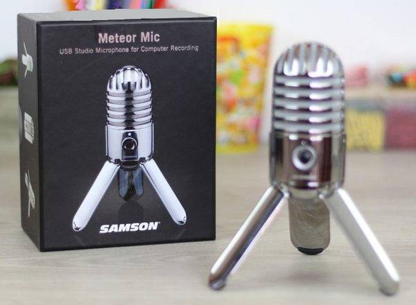 Samson Meteor USB Studio Condenser Microphone – Chrome – NEW IN BOX 1