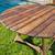 Vintage Pacific Green palm wood table 9 thumbnail