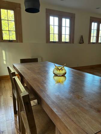 Pottery Barn - Reed Extendable Dining Table w/ chairs and bench 1