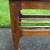 Table Fabulous Small Rolling Walnut Cart Table on Hooded Metal Casters 4 thumbnail