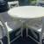 Shabby Chic Glass Top Solid Wood Round Kitchen Table w/4 Chairs 1 thumbnail
