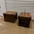 Pair of mid century modern brutalist walnut end tables by Lane 2 thumbnail