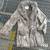 Genuine Shearling Sheepskin Coat - Women’s Medium - Soft Taupe Leather 1 thumbnail