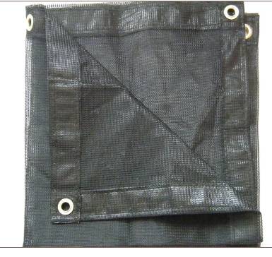 Black Mesh Tarp – Durable Shade and Breathable Protection 1