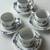 Vintage Espresso Cup & Saucer Set – Blue Swirl Design 1 thumbnail