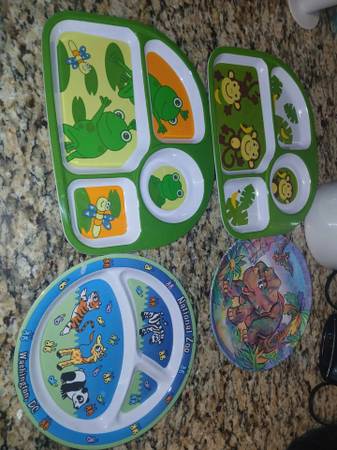 Plastic Toddler Plates 1