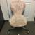 Fuzzy Office Chair, Comfortable chair with a plush cover and metal bas 1 thumbnail