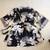 ROBE Intimates Black Ivory Floral Women's L/XL Morgan Taylor 2-pockets 6 thumbnail