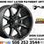 D615 CONTRA GLOSS BLACK MILLED SPOKES RIMS WHEELS 4 thumbnail
