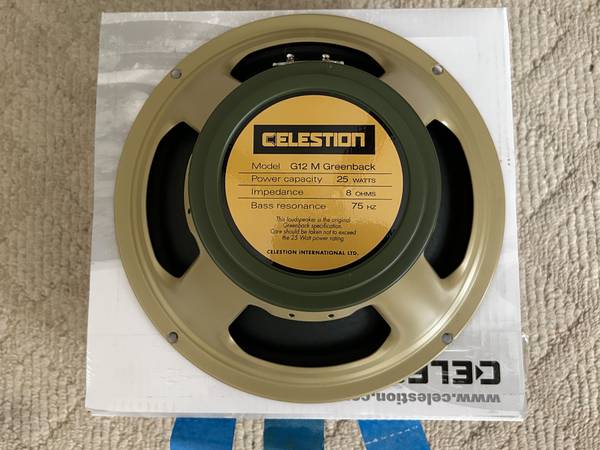 Celestion G12 M green back 1