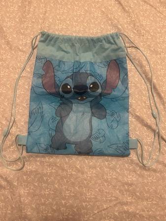 Light Blue “Stitch” Drawstring Bag – $5 1