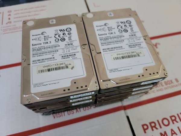 Lot of 10 146GB 15K SAS 2.5in Hard Drive 1