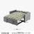 3 in 1 convertible pull-out couch 2 thumbnail