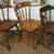 p* rocking easy recliner chairs wooden white brown rattan vintage P* 7 thumbnail