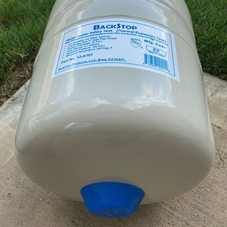 Backstop Thermal Expansion Tank 2 Gallon 1