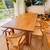 Solid Oak Natural Dining Table and Chairs 1 thumbnail
