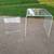 Mod Retro Clear Acrylic Lucite Side or End Table and Magazine Holder 5 thumbnail