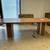 8 Ft x 3 Ft Walnut Laminate Rectangular Table. (2) Power & Data Module 3 thumbnail