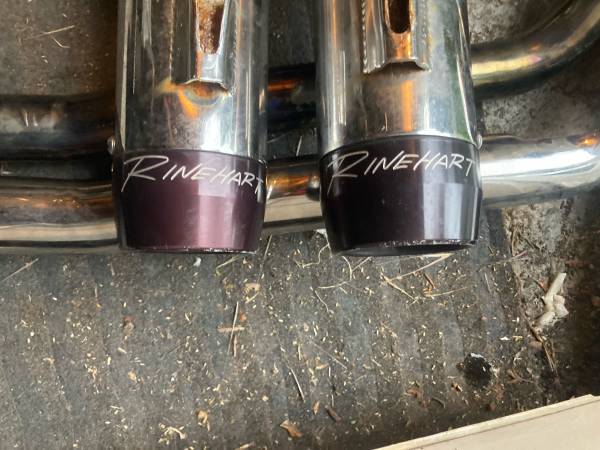 Rinehart full exhaust for harley twin cam touring bikes 1