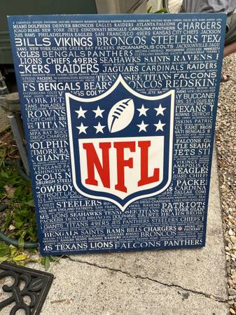 NFL wall art 1