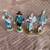 Porcelain Figurines Royal Colonial Peasants Flute Player Dog 12 thumbnail