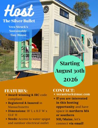 Adorable Award winning tiny house on wheels seeks parking spot 1