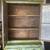 Antique Pine Step-Back Cupboard with Punched Tin Panels & Original Paint 3 thumbnail