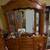Vintage Queen Size Rustic Pine Cannon Ball Bedroom Suite 2 thumbnail