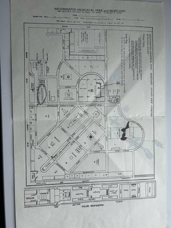 2 plots Westminster Memorial Park Westminster, California