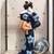 Doll : Lady in blue kimono doing her hair 2 thumbnail