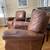 Two - Roll Arm Leather Chairs Imported from Italy - Recliners 9 thumbnail