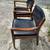 Mid Century Chairs, solid walnut Frames, Black-12 available-$65 each 17 thumbnail