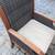 92” teak rectangular table with 8 teak chairs and sunbrella beige cushions   L 18 thumbnail