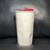 2013 Starbucks Coffee Mug Geometric Faceted White Ceramic Tumbler with Red Lid 12 thumbnail