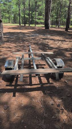 Jet ski trailer for utility trailer 1